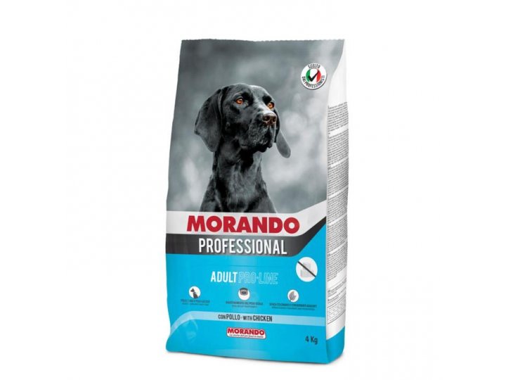 Сухой корм MORANDO PROFESSIONAL CANE ADULT PRO-LINE   Морандо для взрослых собак с повышенной массой тела с Курицей 4 кг