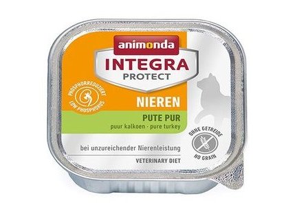 ANIMONDA INTEGRA PROTECT RENAL Ветеринарный влажный корм (консервы) Анимонда для взрослых кошек при хронической Почечной недостаточности Индейка (цена за упаковку) 100 гр х 16 шт