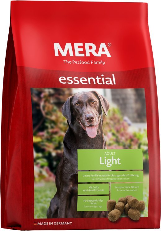 Сухой корм MERA ESSENTIAL LIGHT для взрослых собак, низкокалорийный 12,5 кг