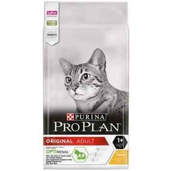 PURINA PRO PLAN CAT ADULT ORIGINAL OPTIRENAL CHICKEN Сухой корм Пурина Про План для взрослых кошек для Поддержания здоровья почек Курица 10 кг