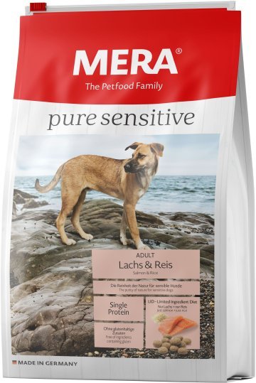 Сухой корм MERA PURE SENSITIVE ADULT LACHS&REIS для взрослых собак с лососем и рисом 12,5 кг