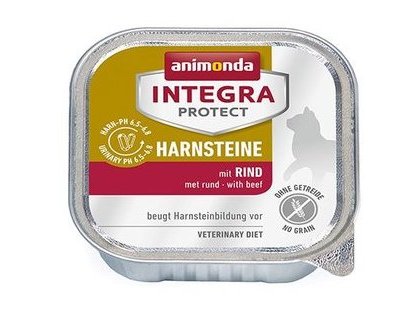 ANIMONDA INTEGRA PROTECT URINARY Ветеринарный влажный корм (консервы) Анимонда для взрослых кошек при Мочекаменной болезни Говядина (цена за упаковку) 100 гр х 6 шт