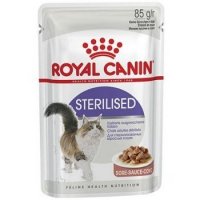 Влажный корм ROYAL CANIN STERILISED   (КОНСЕРВЫ-ПАУЧИ) РОЯЛ КАНИН СТЕРИЛАЙЗД ДЛЯ ВЗРОСЛЫХ КАСТРИРОВАННЫХ КОТОВ И СТЕРИЛИЗОВАННЫХ КОШЕК В СОУСЕ (ЦЕНА ЗА УПАКОВКУ) 85 гр х 28 шт