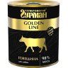 ЧЕТВЕРОНОГИЙ ГУРМАН GOLDEN LINE Консервы Золотая линия для собак Говядина натуральная в желе (цена за упаковку) 340 гр х 12 шт