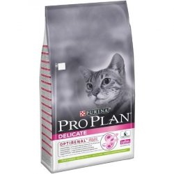 Сухой корм PURINA PRO PLAN CAT ADULT DELICATE LAMB  Пурина Про План для взрослых кошек с чувствительным пищеварением Ягненок 1,5 кг