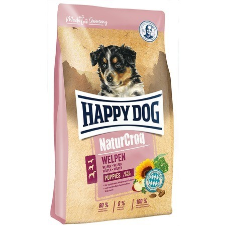 Сухой корм Happy Dog Premium NaturCroq Welpen Puppies для щенков с птицей 15 кг