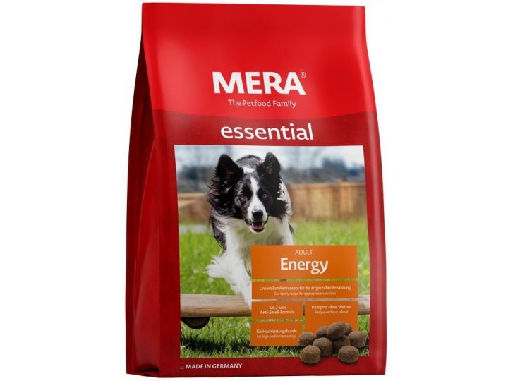 Сухой корм MERA ESSENTIAL ENERGY для взрослых собак с высоким уровнем активности 12,5 кг