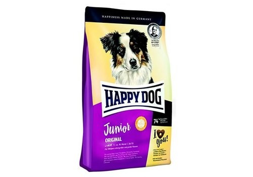 Сухой корм HAPPY DOG JUNIOR ORIGINAL  Хэппи Дог для Юниоров в возрасте с 7 по 18 месяц / с птицей / 4 кг