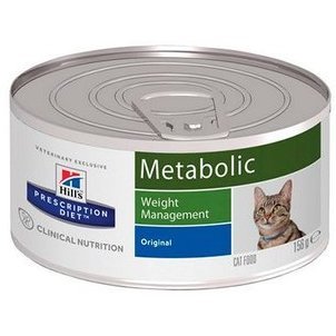 HILLS PRESCRIPTION DIET METABOLIC WEIGHT MANAGEMENT Лечебные консервы Хиллс для кошек Коррекция веса (цена за упаковку) 156 гр х 24 шт