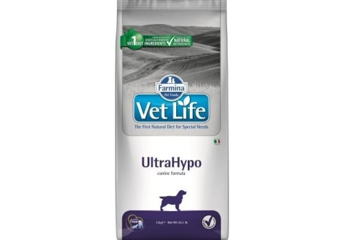 FARMINA VET LIFE ULTRAHYPO Лечебный корм Фармина Ультрагипоаллергенный для собак при Аллергии и Атопии 2 кг