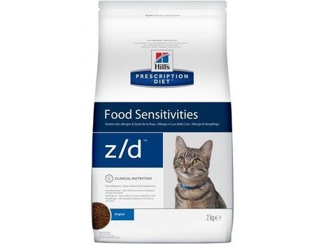 HILLS PRESCRIPTION DIET Z\D FOOD SENSITIVITIES Лечебный корм Хиллс для кошек при Пищевой Аллергии 2 кг