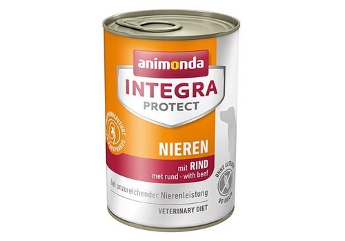 ANIMONDA INTEGRA PROTECT RENAL Ветеринарный влажный корм (консервы) Анимонда для взрослых собак при хронической Почечной Недостаточности Говядина в банках (цена за упаковку) 400 гр х 6 шт
