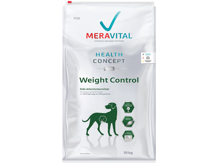 Сухой корм MeraVital Weight Control для собак Ветеринарный сухой корм для собак для снижения избыточной массы тела 10 кг