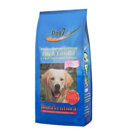 BonaVentura HIPO-ALLERGENIC · Гипоаллергенный сухой корм для собак · Утка и картофель · 12,5кг