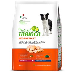 Сухой корм Natural Trainer Dog Medium Adult - Fresh Chicken and Rice Трейнер для взрослых собак средних пород с курицей и рисом 3 кг