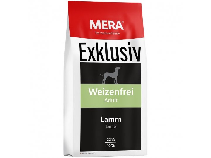 Сухой корм для собак Mera Exklusiv adult Lamm Мера (с ягненком) Профессиональный корм для взрослых собак с нормальным уровнем активности 15 кг