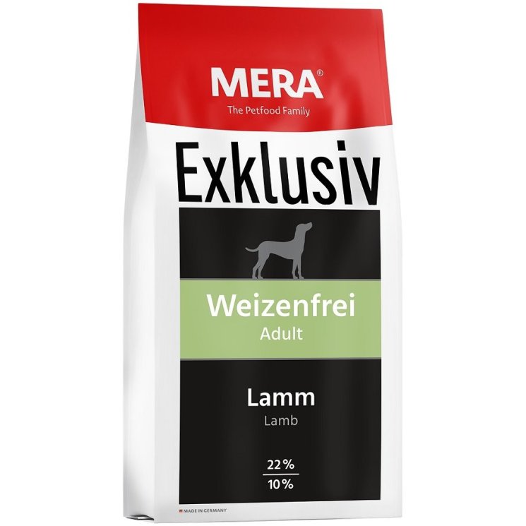 Сухой корм для собак Mera Exklusiv adult Lamm (с ягненком) Профессиональный корм для взрослых собак с нормальным уровнем активности 15 кг