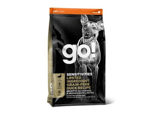 GO! SENSITIVITIES LIMITED INGREDIENT GRAIN FREE DUCK RECIPE Сухой Беззерновой корм Гоу для Щенков и собак с Чувствительным пищеварением свежая Утка 9,98 кг
