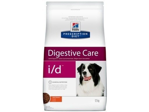 Сухой диетический корм для собак Hill's Prescription Diet i/d Digestive Care,при расстройствах пищеварения, жкт, с курицей - 12 кг