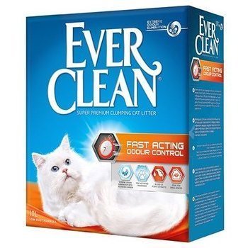 EVER CLEAN FAST ACTING Наполнитель Эвер Клин для кошачьего туалета комкующийся Мгновенный контроль запахов 10 л