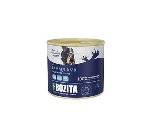 BOZITA LAMB Консервы Бозита для собак Мясной паштет Ягненок (цена за упаковку) 625 гр х 12 шт