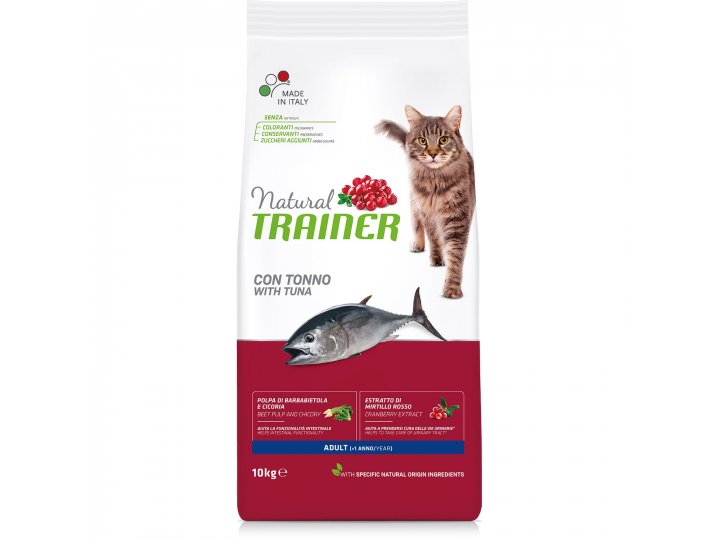 TRAINER NATURAL ADULT Сухой корм Трейнер для взрослых кошек Тунец 3 кг