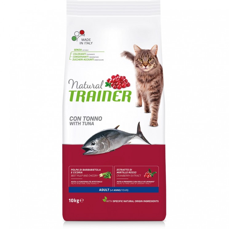 TRAINER NATURAL ADULT Сухой корм Трейнер для взрослых кошек Тунец 10 кг