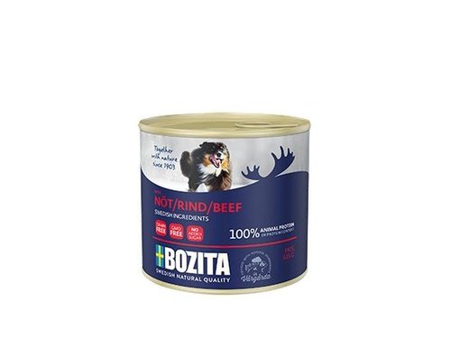 BOZITA BEEF Консервы Бозита для собак Мясной паштет Говядина (цена за упаковку 625 гр х 12 шт