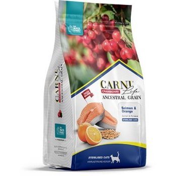 CARNI LIFE STERILISED SALMON & ORANGE Сухой Низкозерновой корм Карни Лайф для Стерилизованных кошек Лосось с апельсином 10 кг