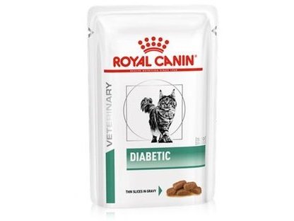 Royal Canin Diabetic ВЕТЕРИНАРНЫЙ ВЛАЖНЫЙ КОРМ (КОНСЕРВЫ-ПАУЧИ) РОЯЛ КАНИН ДИАБЕТИК ДЛЯ КОШЕК САХАРНЫЙ ДИАБЕТ (ЦЕНА ЗА УПАКОВКУ) 85 гр х 12 шт
