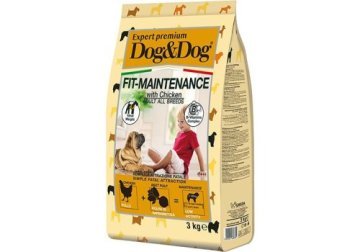 Сухой корм DOG&DOG EXPERT PREMIUM ADULT FIT-MAINTENANCE CHICKEN   Дог и Дог для взрослых собак для Контроля веса с Курицей 3 кг