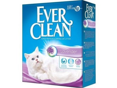 EVER CLEAN LAVENDER Наполнитель для кошачьего туалета комкующийся Эвер Клин Лаванда 10 л