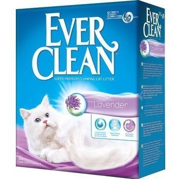 EVER CLEAN LAVENDER Наполнитель для кошачьего туалета комкующийся Эвер Клин Лаванда 10 л