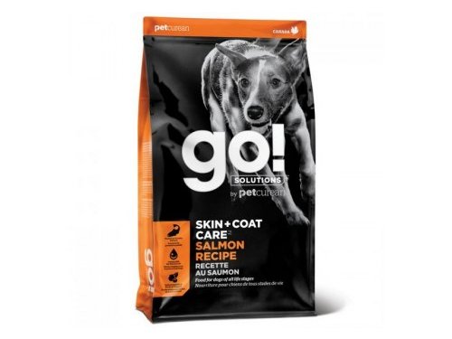 GO! SKIN + COAT CARE SALMON RECIPE Сухой Беззерновой корм Гоу для Щенков и собак свежий Лосось овсянка 11,34 кг