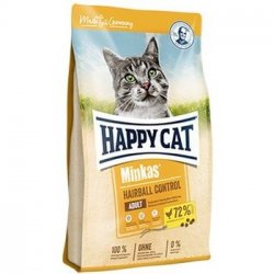 Сухой корм HAPPY CAT MINKAS HAIRBALL CONTROL ADULT  Хэппи Кэт для взрослых кошек Вывод волосяных комочков 10 кг