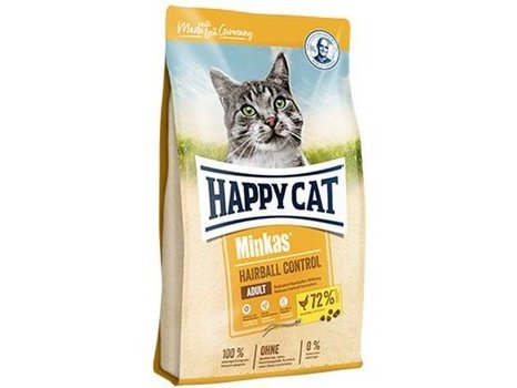 Сухой корм HAPPY CAT MINKAS HAIRBALL CONTROL ADULT  Хэппи Кэт для взрослых кошек Вывод волосяных комочков 10 кг