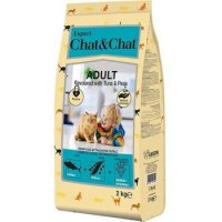 Сухой корм CHAT&CHAT EXPERT PREMIUM ADULT FLAVOURED WITH TUNA AND PEAS  Чат и Чат для взрослых кошек со вкусом Тунца и горохом 2 кг