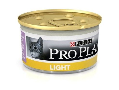  PURINA PRO PLAN CAT LIGHT TURKEY Консервы Пурина Про План для кошек Низкокалорийные Индейка (цена за упаковку) 85 гр х 24 шт