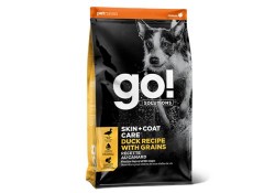 GO! SKIN + COAT CARE DUCK RECIPE WITH GRAINS Сухой корм Гоу для Щенков и собак Цельная утка Овсянка 11,34 кг