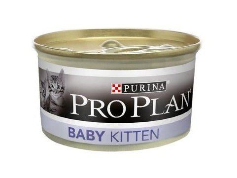 Влажный корм PURINA PRO PLAN CAT BABY KITTEN Консервы Пурина Про План для Котят Курица (цена за упаковку) 85 гр х 24 шт
