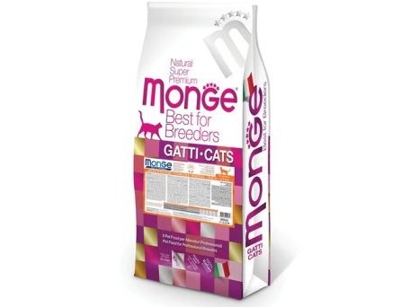 MONGE CAT MONOPROTEIN STERILISED Сухой корм Монж Монопротеиновый для Стерилизованных кошек Утка 10 кг
