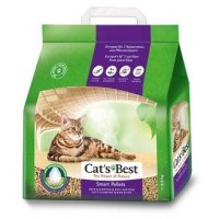 Наполнитель для кошачьего туалета CATS BEST SMART PELLETS  Кэтс Бест Смарт Пелетс Древесный комкующийся 2,5 кг