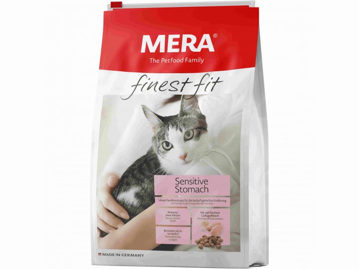 Сухой корм MERA FINEST FIT SENSITIVE STOMACH  Мера для взрослых кошек с чувствительным пищеварением 10 кг