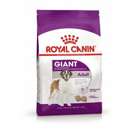 Сухой корм Royal Canin Giant Adult РОЯЛ КАНИН ДЖАЙНТ ЭДАЛТ ДЛЯ ВЗРОСЛЫХ СОБАК ГИГАНТСКИХ ПОРОД В ВОЗРАСТЕ СТАРШЕ 2 ЛЕТ 4 кг