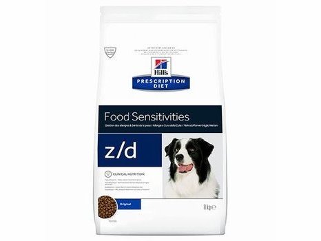 HILLS PRESCRIPTION DIET Z\D FOOD SENSITIVITIES ORIGINAL Лечебный корм Хиллс для собак при Пищевой Аллергии 8 кг
