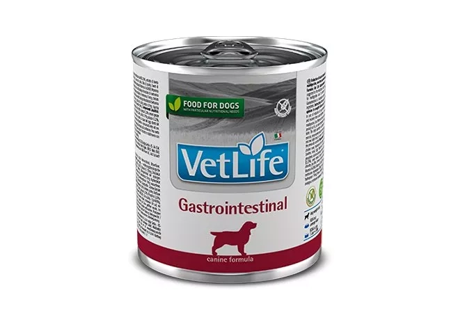 Лечебный корм FARMINA VET LIFE NATURAL DIET GASTROINTESTINAL Диета Фармина для собак Паштет при заболеваниях Желудочно-кишечного тракта (цена за упаковку) 300г х 6шт