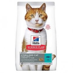 HILLS SCIENCE PLAN STERILISED CAT Сухой корм Хиллс для Стерилизованных кошек и Котят от 6 месяцев Тунец 10 кг