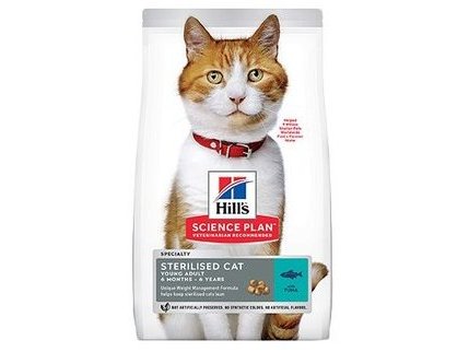 HILLS SCIENCE PLAN STERILISED CAT Сухой корм Хиллс для Стерилизованных кошек и Котят от 6 месяцев Тунец 10 кг