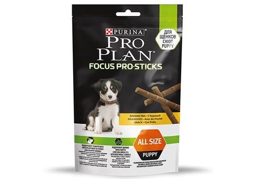 PURINA PRO PLAN PUPPY FOCUS PRO-STICKS CHICKEN Лакомство Пурина Про План для Щенков для Поддержания развития мозга Курица 126 гр