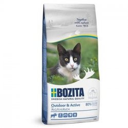 BOZITA OUTDOOR & ACTIVE ELK Сухой корм Бозита для растущих и взрослых Активных кошек с мясом Лося 2 кг